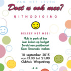 A6 flyer 'de buurt bruist'