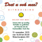 A6 flyer 'de buurt bruist'