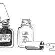 Nagellakillustratie tbv kalender